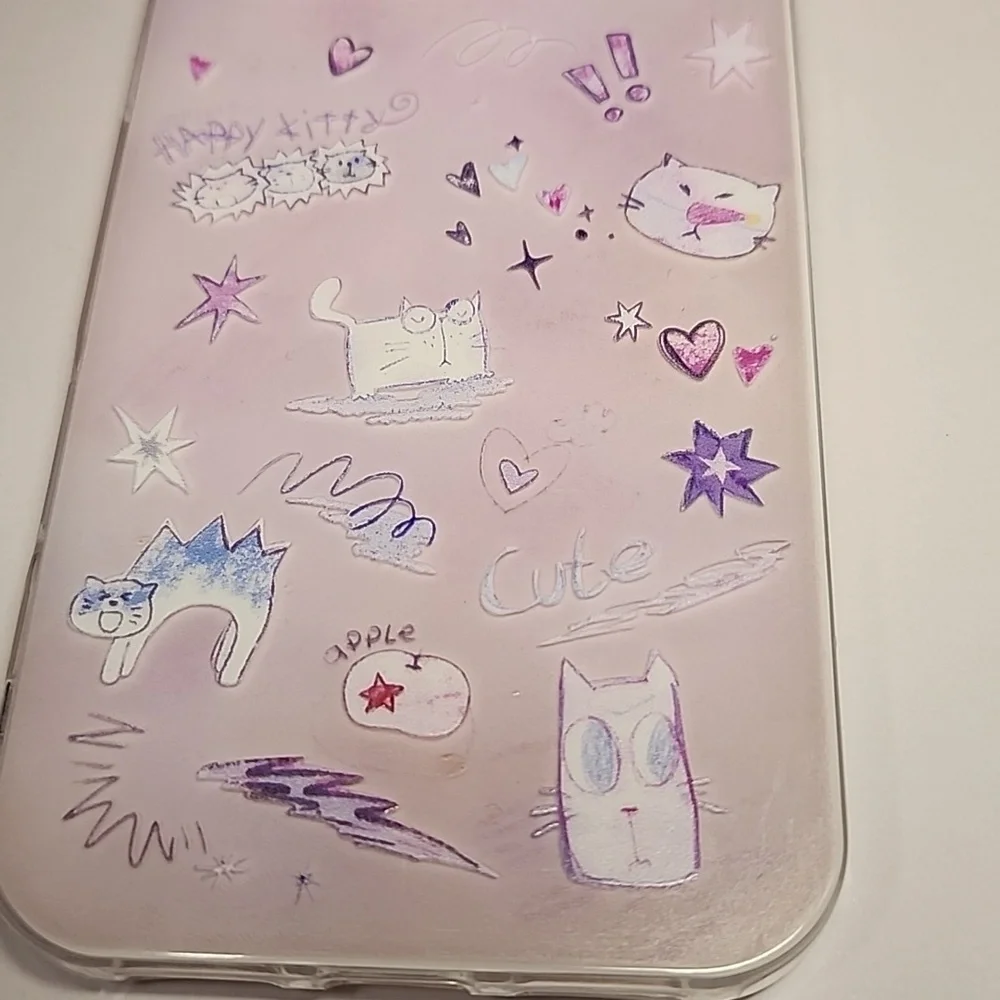 Brand new Apple IPhone 17 Pro Max Cute Cat Silicone Phone case